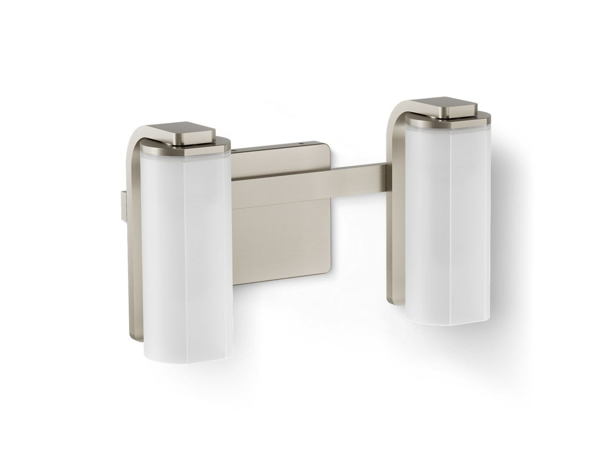 KOHLER K-35114-SC02-BNL Parallel Two-Light Sconce - Brushed Nickel