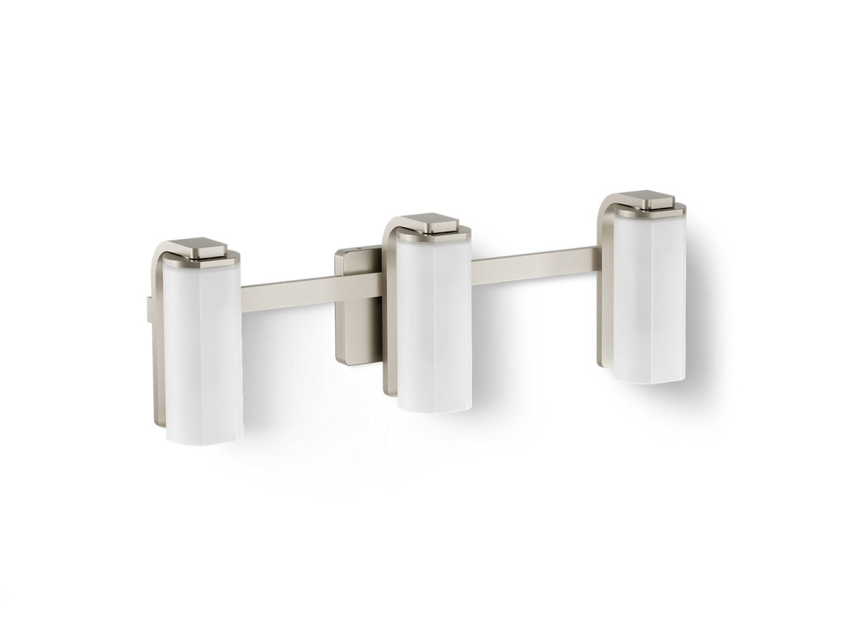 KOHLER K-35115-SC03-BNL Parallel Three-Light Sconce - Brushed Nickel