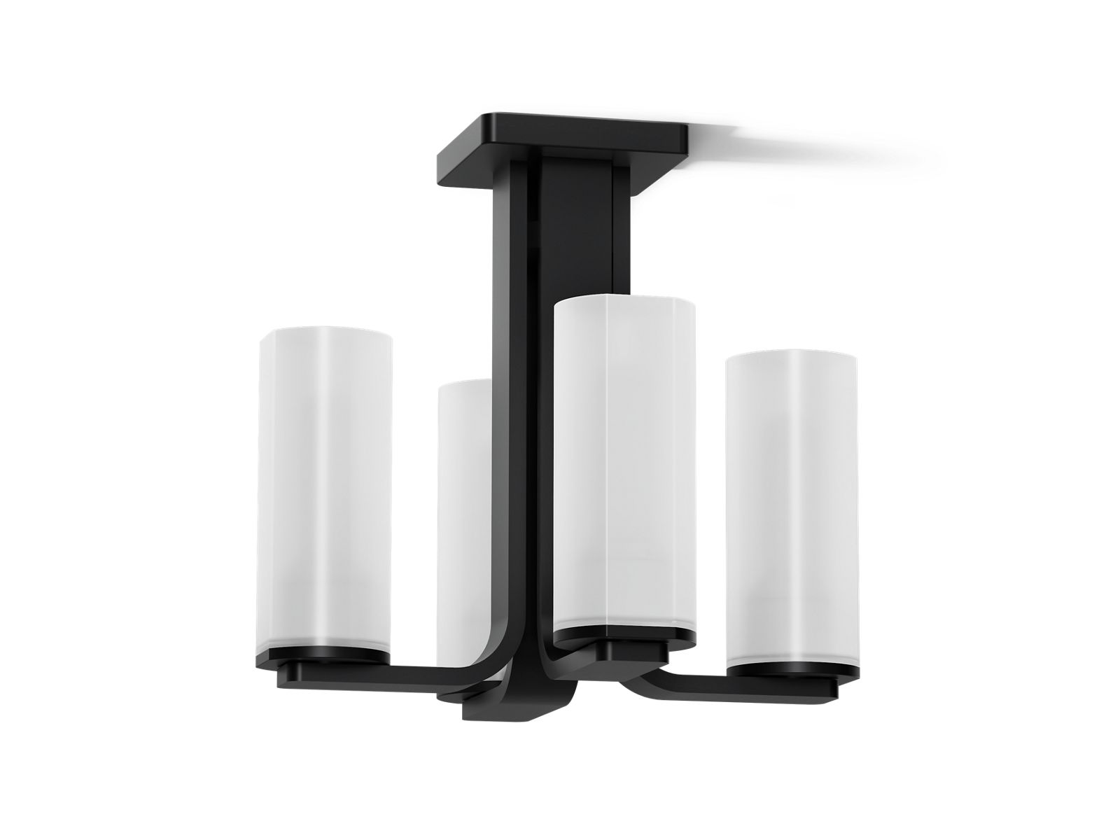 KOHLER K-35116-FM04-BLL Parallel 13-5/16" Flush-Mount - Matte Black