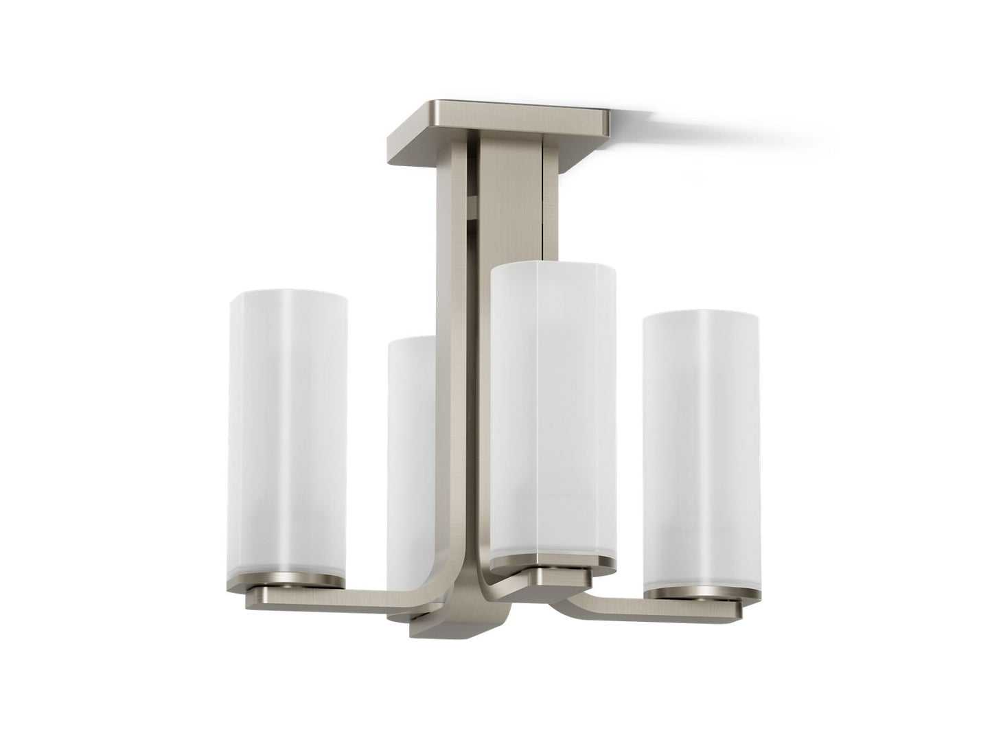 KOHLER K-35116-FM04-BNL Parallel 13-5/16" flush-mount - Brushed Nickel