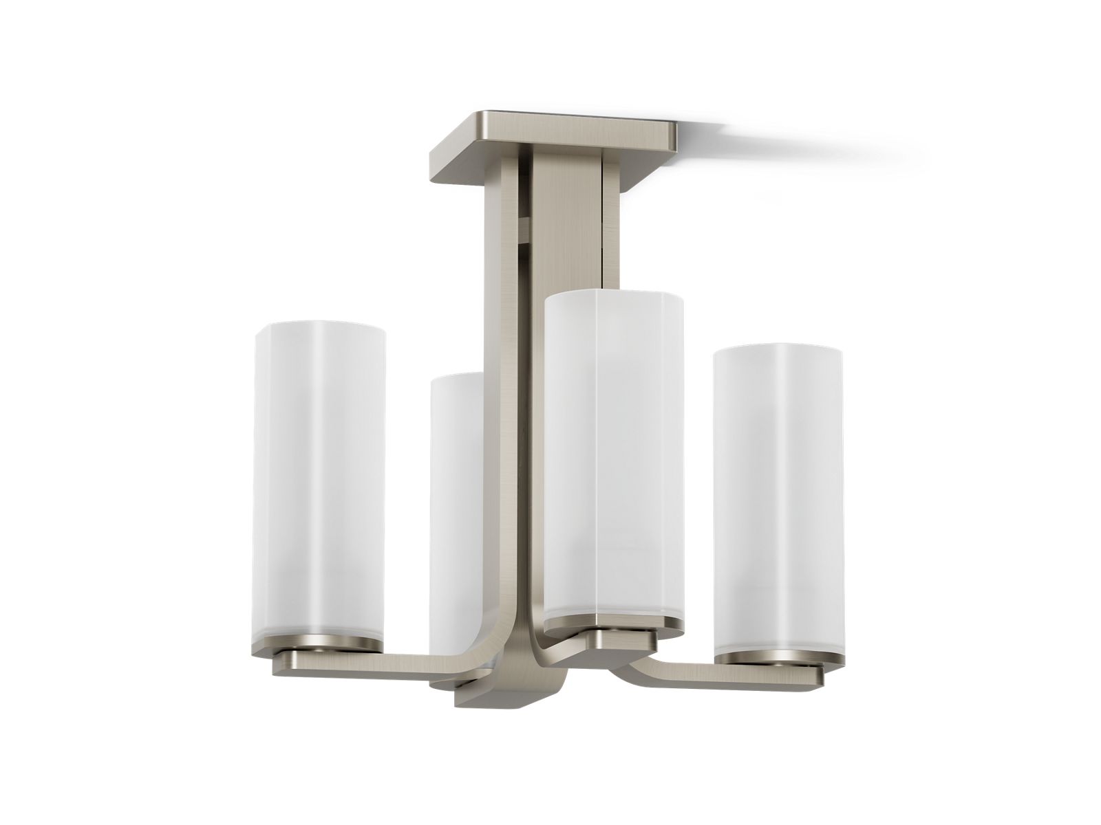 KOHLER K-35116-FM04-BNL Parallel 13-5/16" Flush-Mount - Brushed Nickel