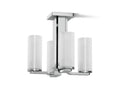 KOHLER K-35116-FM04-CPL Parallel 13-5/16" Flush-Mount - Polished Chrome