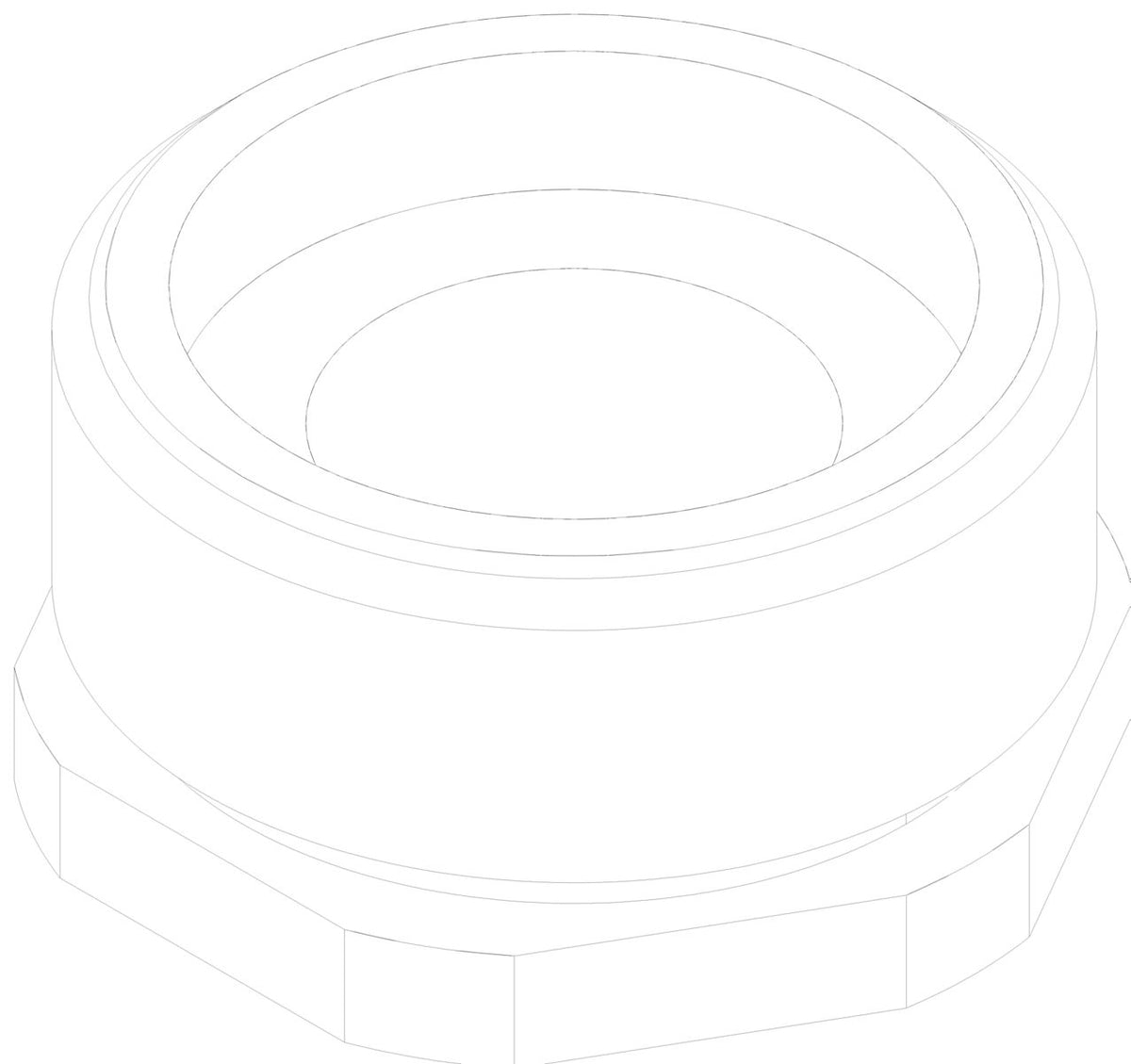 KOHLER Bonnet Full Throated Stop - Polished Chrome, K-35249-CP