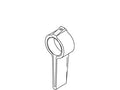 KOHLER Serrated Lever Handle - Polished Chrome, K-35284-CP
