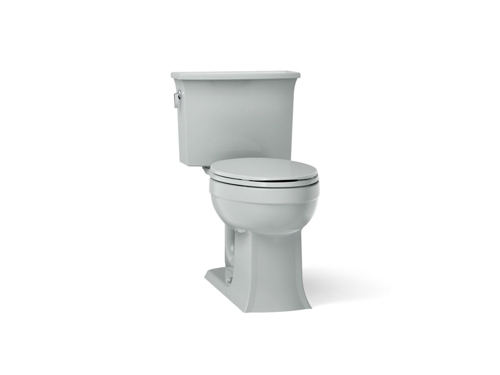 KOHLER K-3551-95 Archer Two-Piece Elongated Toilet, 1.28 Gpf - Ice Grey