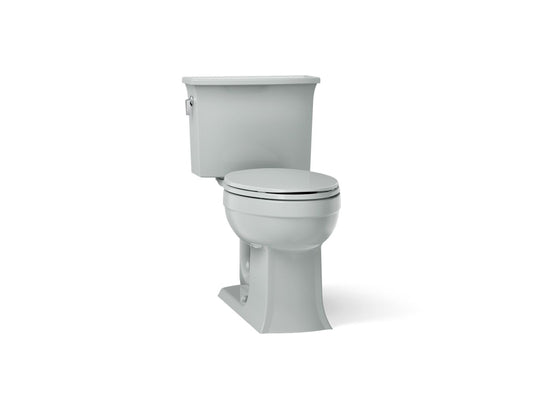 KOHLER K-3551-95 Archer Two-piece elongated toilet, 1.28 gpf - Ice Grey