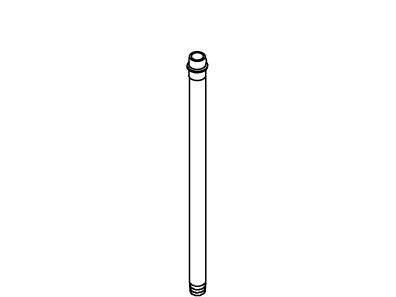 KOHLER Supply Tube Assembly, 1/2 - Vibrant Unbuffed, K-35708-VU