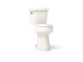 KOHLER K-35717-96 Highline Tall Two-Piece Round-Front Toilet, 1.6 Gpf - Biscuit