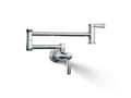 KOHLER K-35744-CP Wall-Mount Pot Filler - Polished Chrome