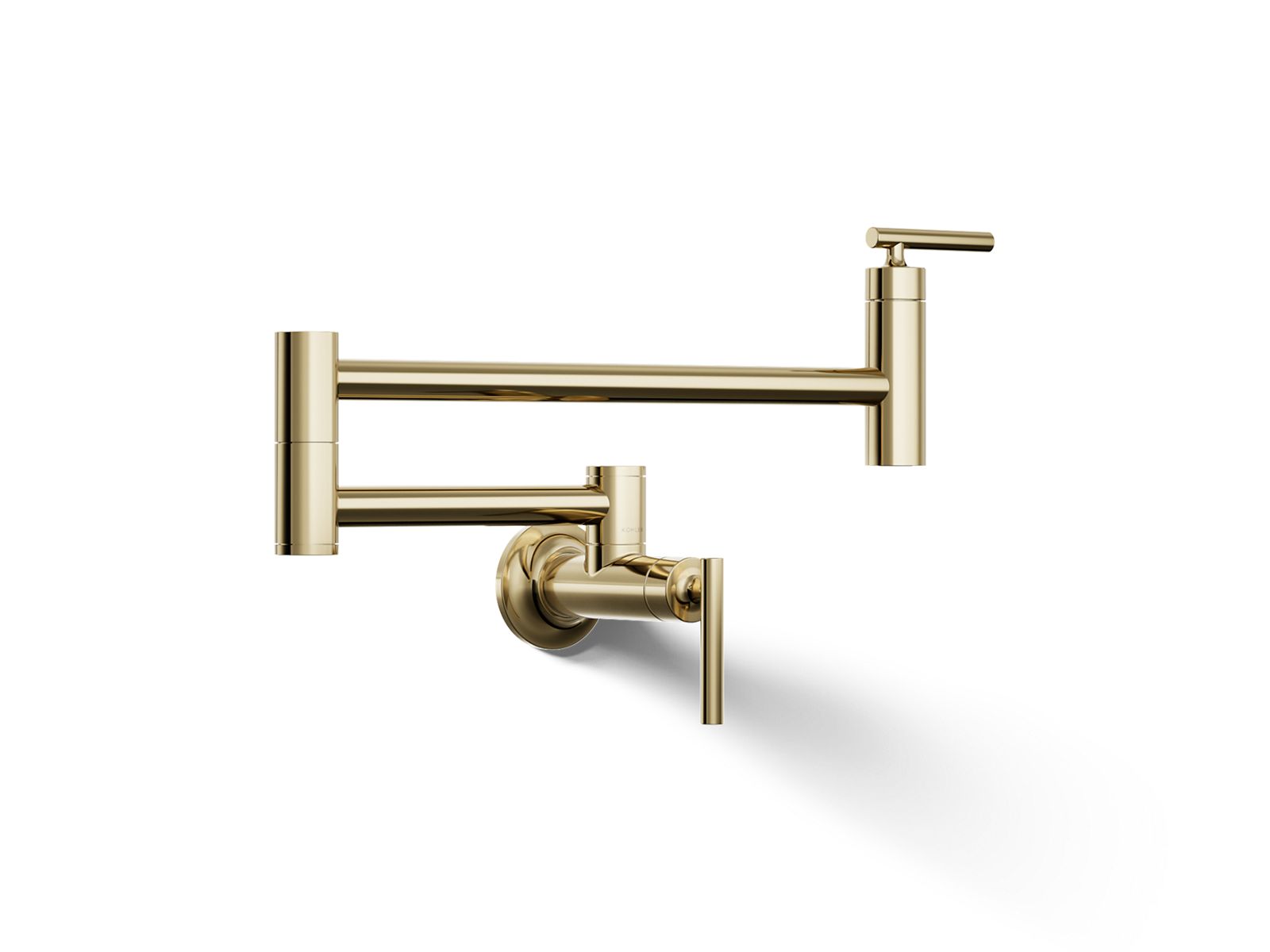 KOHLER K-35745-AF Wall-Mount Pot Filler - Vibrant French Gold