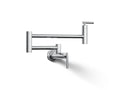 KOHLER K-35745-CP Wall-Mount Pot Filler - Polished Chrome