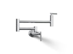 KOHLER K-35745-CP Wall-Mount Pot Filler - Polished Chrome