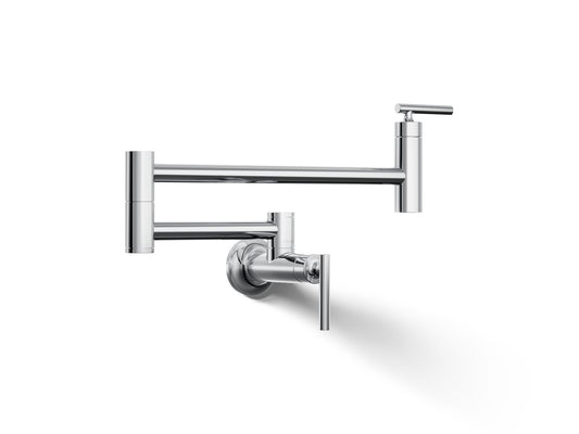 KOHLER K-35745-CP Wall-mount pot filler - Polished Chrome