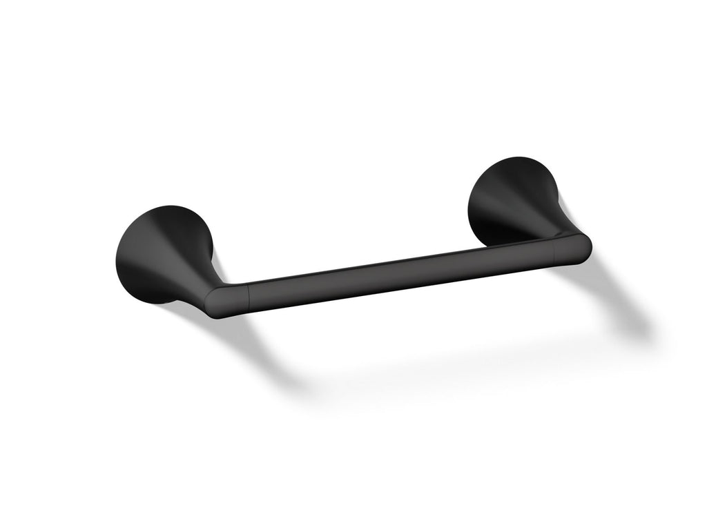 KOHLER K-35930-BL Buckley 9" Towel Bar - Matte Black