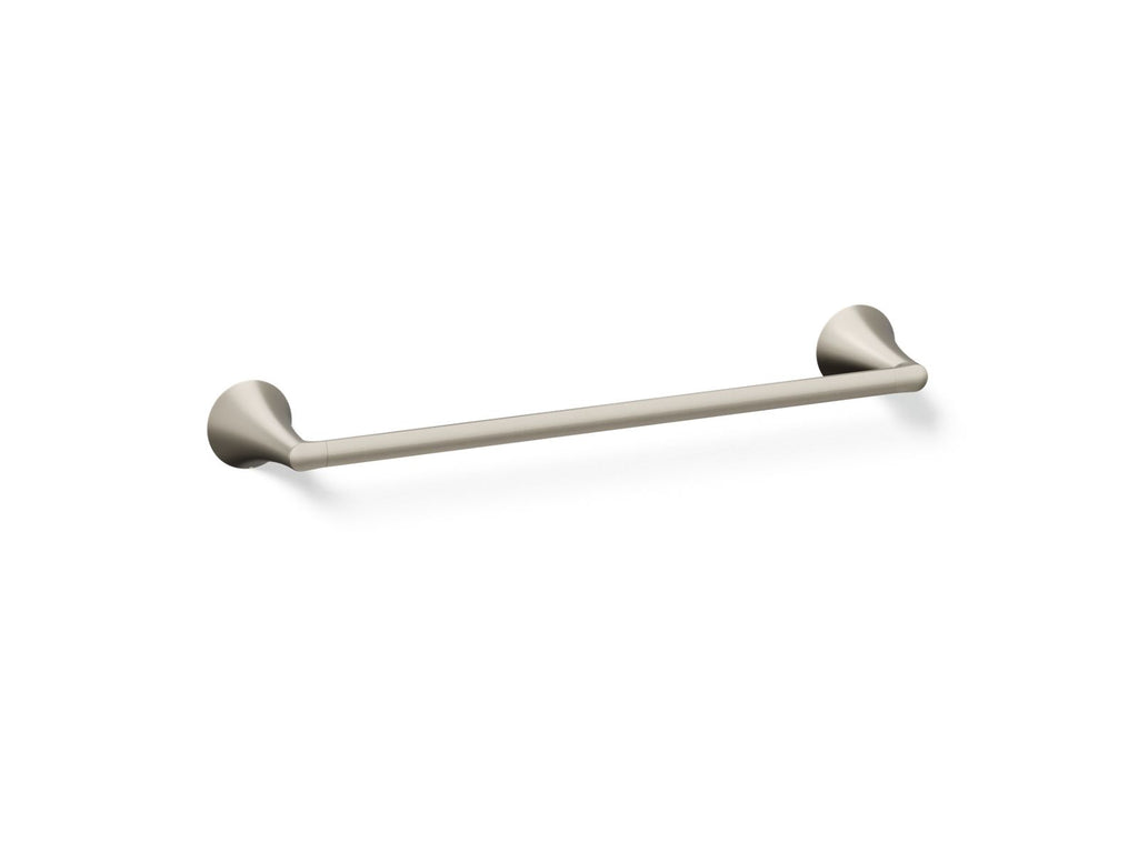 KOHLER K-35931-BN Buckley 18" Towel Bar - Vibrant Brushed Nickel