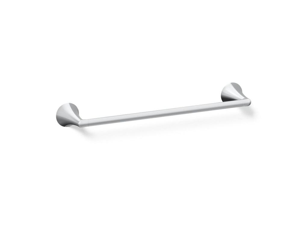 KOHLER K-35931-CP Buckley 18" Towel Bar - Polished Chrome