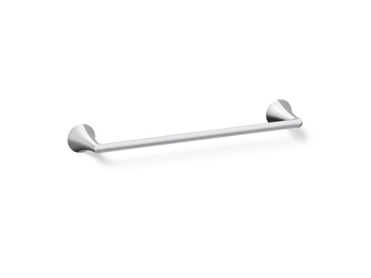 KOHLER K-35931-CP Buckley 18" towel bar - Polished Chrome