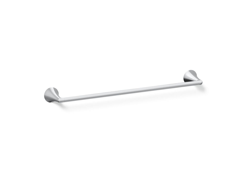 KOHLER K-35932-CP Buckley 24" Towel Bar - Polished Chrome