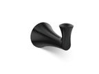 KOHLER K-35933-BL Buckley Robe Hook - Matte Black
