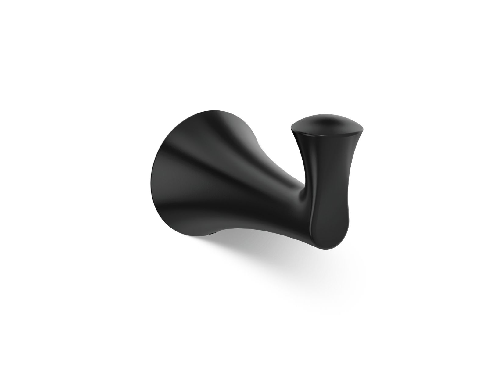 KOHLER K-35933-BL Buckley Robe Hook - Matte Black