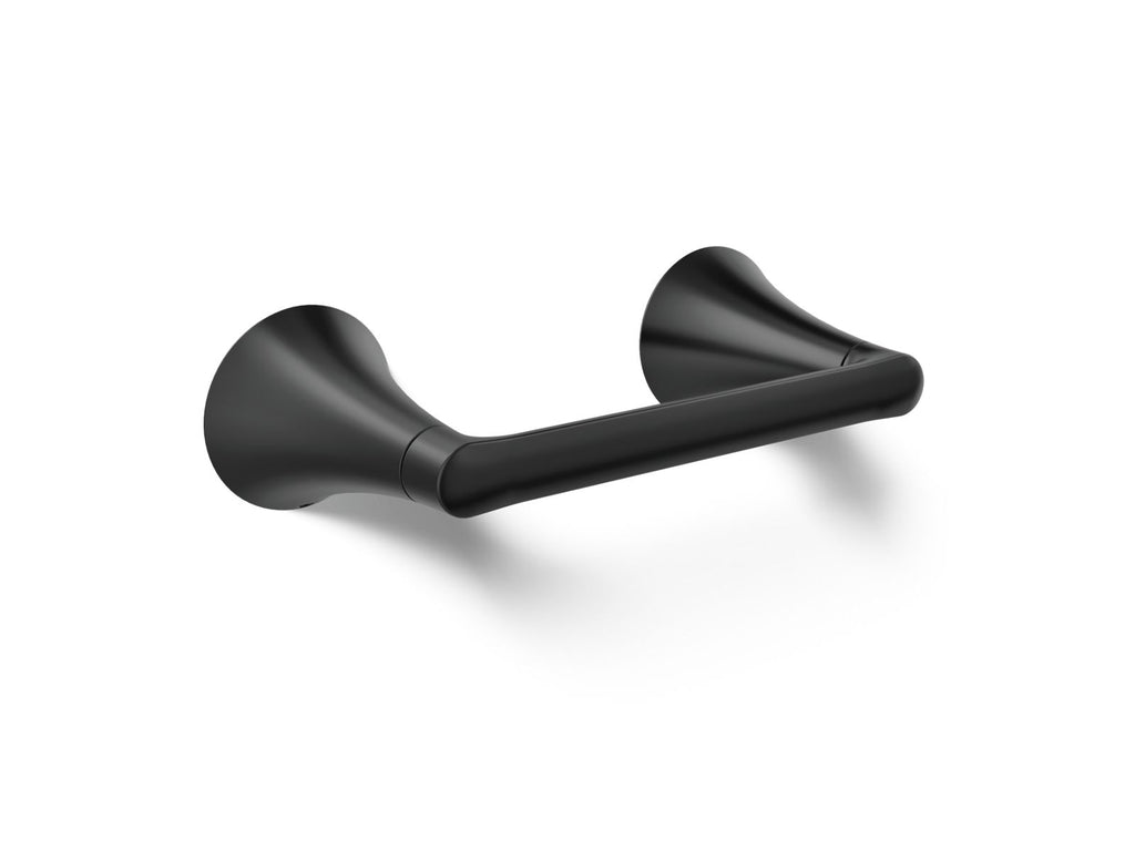 KOHLER K-35934-BL Buckley Toilet Paper Holder - Matte Black