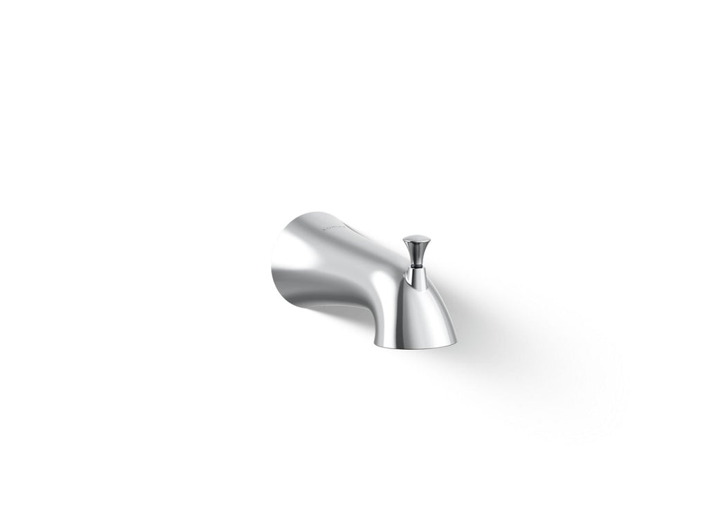 KOHLER K-35935-CP Buckley Wall-Mount Bath Spout With Diverter - Polished Chrome