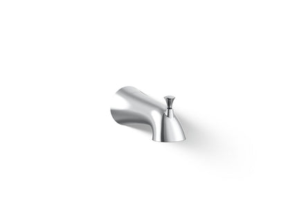 KOHLER K-35935-CP Buckley Wall-mount bath spout with diverter - Polished Chrome