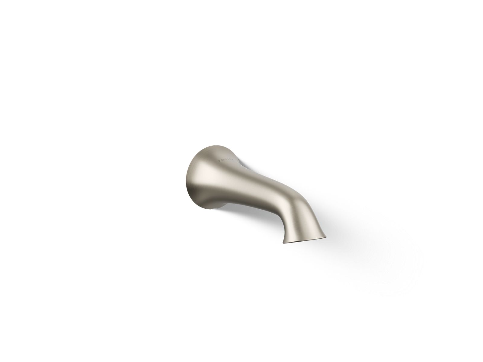KOHLER K-35936-BN Buckley Wall-Mount Bath Spout - Vibrant Brushed Nickel