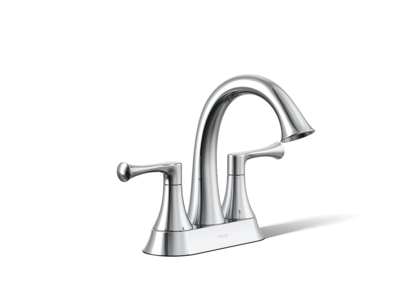 KOHLER K-35951-4K-CP Buckley Centerset Bathroom Sink Faucet, 1.0 Gpm - Polished Chrome