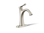 KOHLER K-35952-4K-BN Buckley Single-Handle Bathroom Sink Faucet, 1.0 Gpm - Vibrant Brushed Nickel