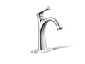KOHLER K-35952-4K-CP Buckley Single-Handle Bathroom Sink Faucet, 1.0 Gpm - Polished Chrome