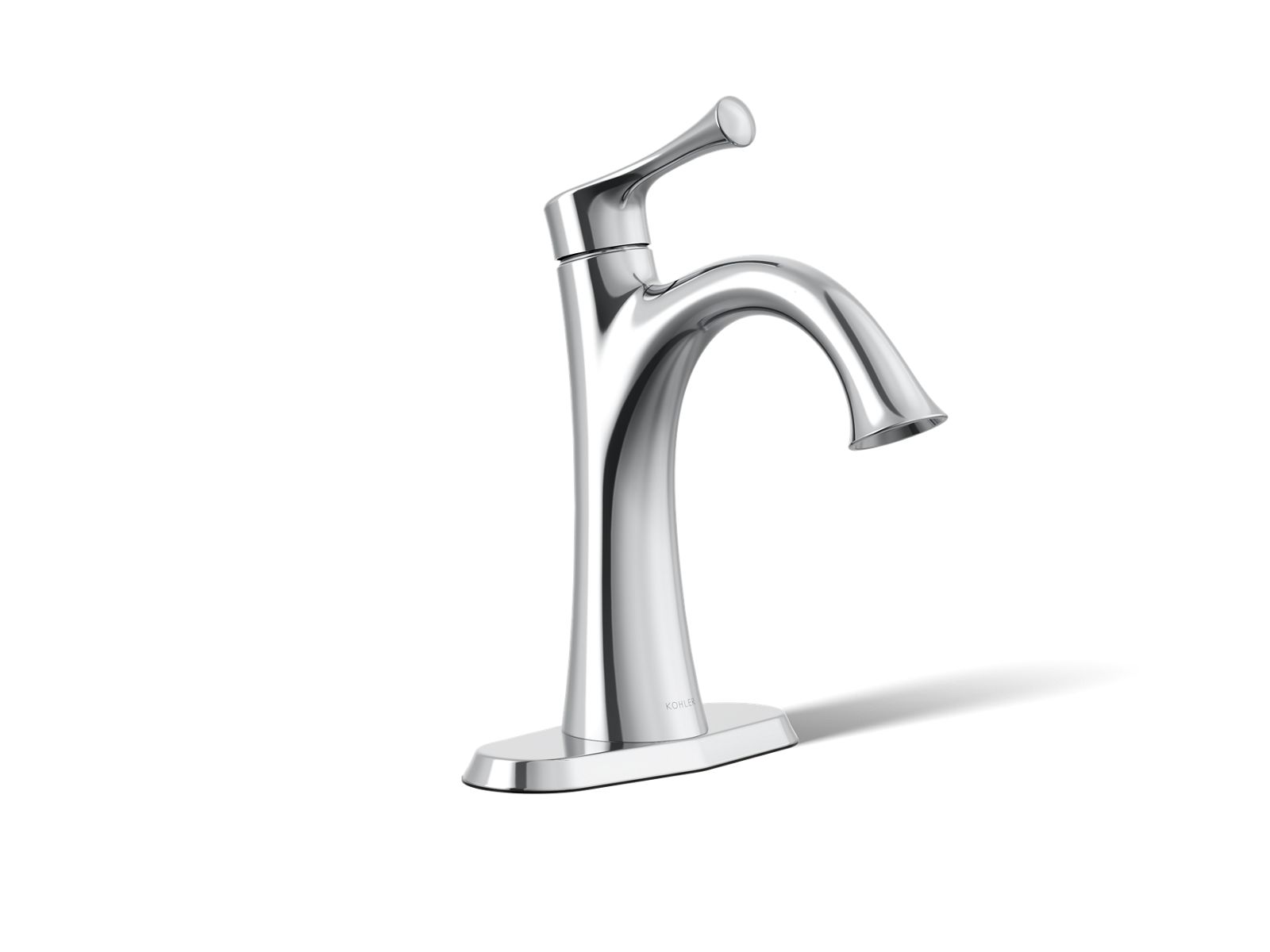 KOHLER K-35952-4K-CP Buckley Single-Handle Bathroom Sink Faucet, 1.0 Gpm - Polished Chrome