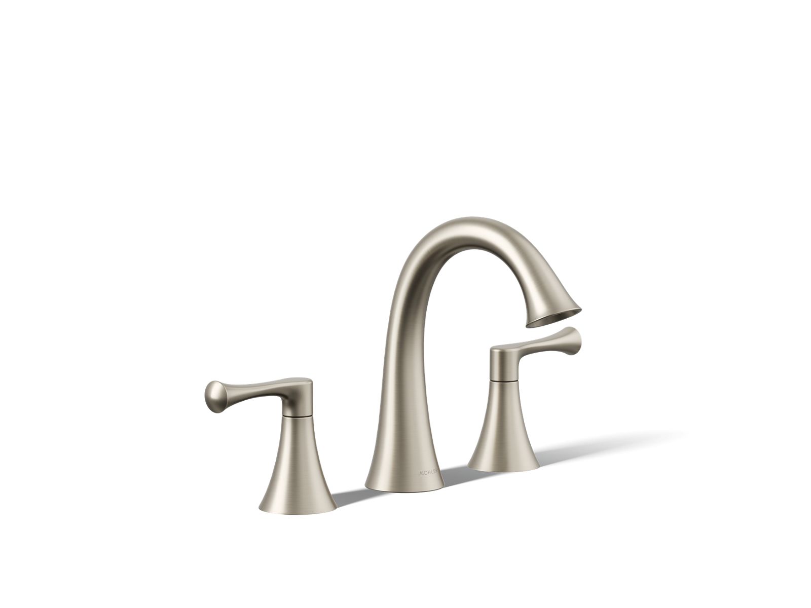 KOHLER K-35953-4K-BN Buckley Widespread Bathroom Sink Faucet, 1.0 Gpm - Vibrant Brushed Nickel