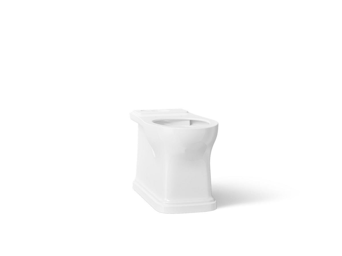 KOHLER K-35959-0 Claude By Studio Mcgee Elongated Toilet Bowl With Skirted Trapway - White