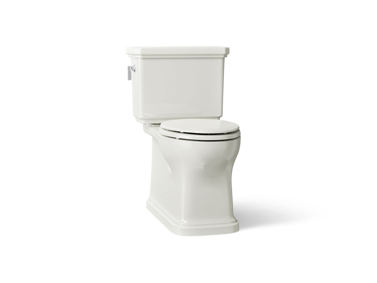 KOHLER K-39678-NY Claude By Studio Mcgee Two-Piece Elongated Toilet With Skirted Trapway, 1.6 Gpf - Dune