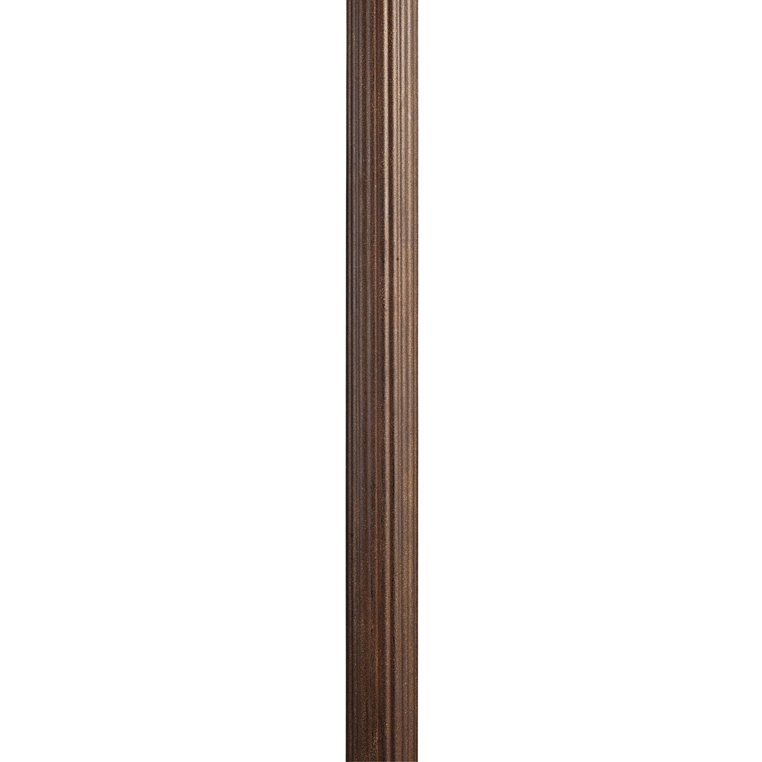 KICHLER 9595BST 3" X 84" Direct Burial Fluted Post Brownstone