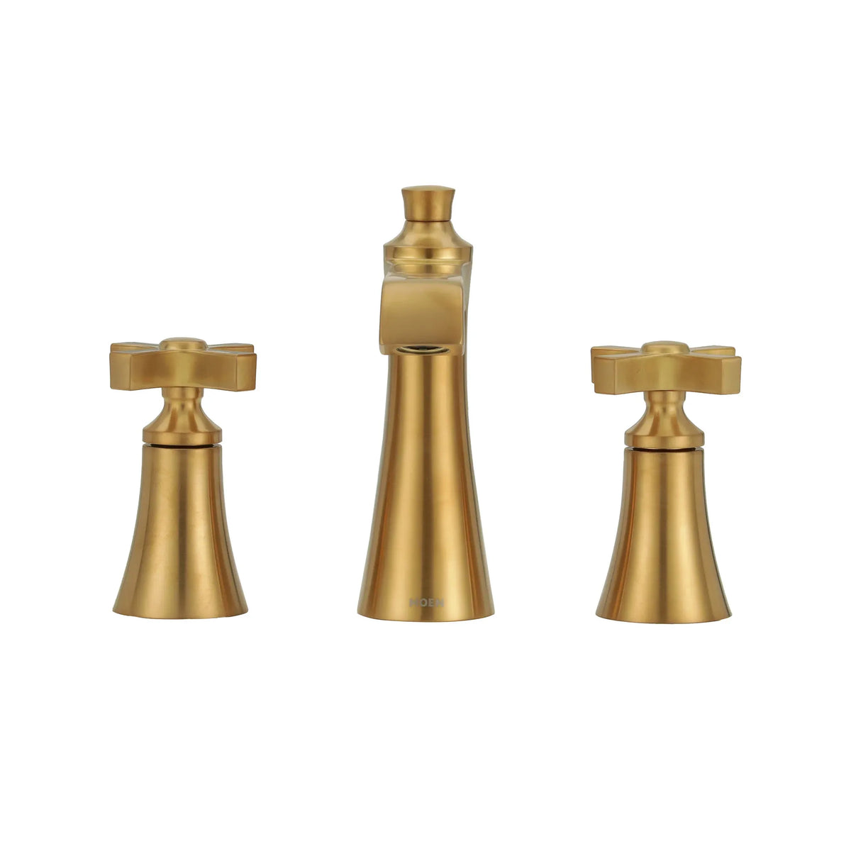 MOEN TVS6985BG Flara Two-Handle High Arc Bathroom Faucet - Brushed Gold