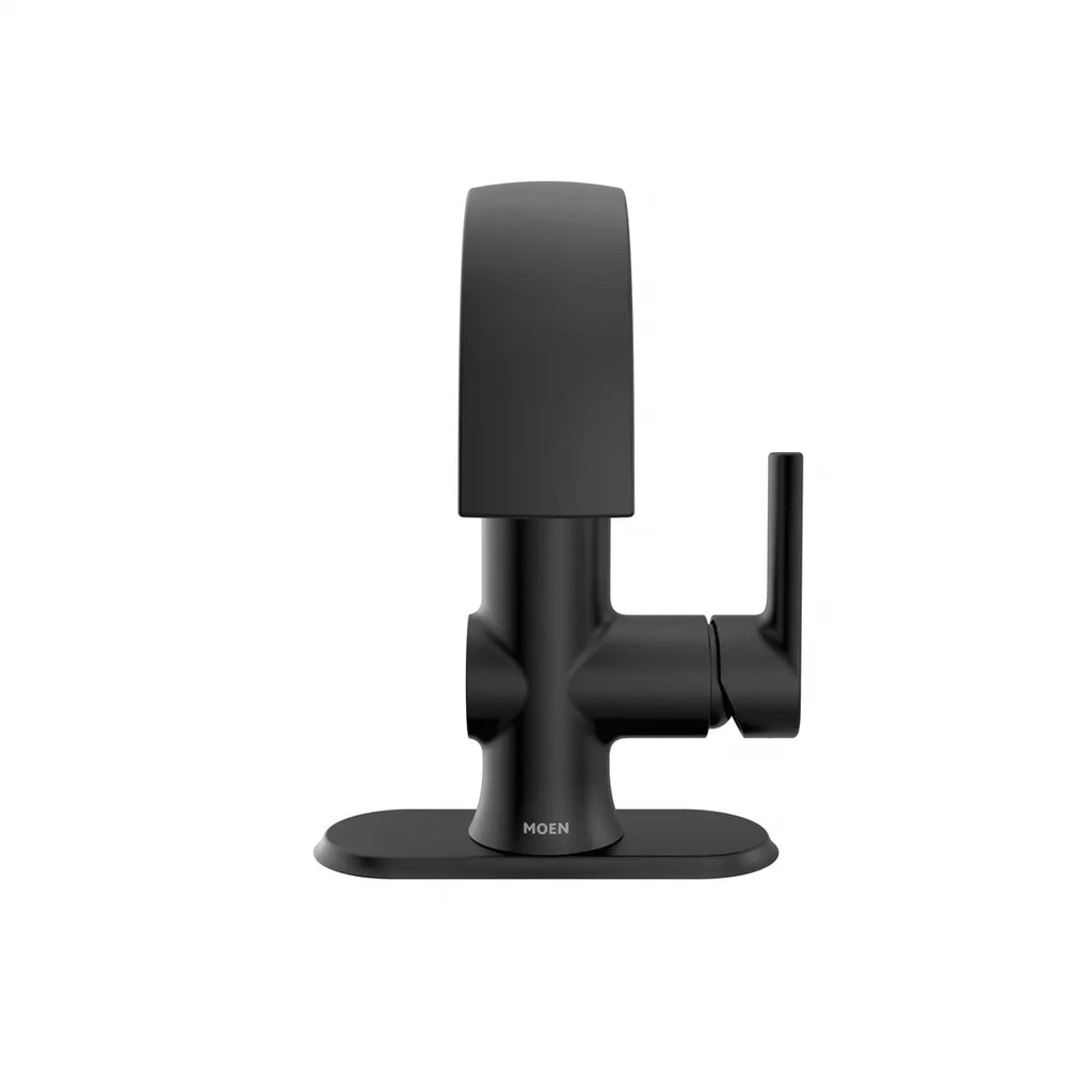 MOEN S6910EWBL Doux Motionsense One-Handle Touchless Bathroom Faucet - Matte Black
