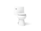 KOHLER K-3619-0 Cimarron One-Piece Elongated Toilet With Concealed Trapway, 1.28 Gpf - White