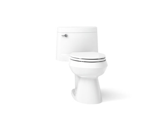 KOHLER K-3619-0 Cimarron One-piece elongated toilet with concealed trapway, 1.28 gpf - White