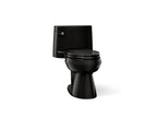 KOHLER K-3619-7 Cimarron One-Piece Elongated Toilet With Concealed Trapway, 1.28 Gpf - Black Black