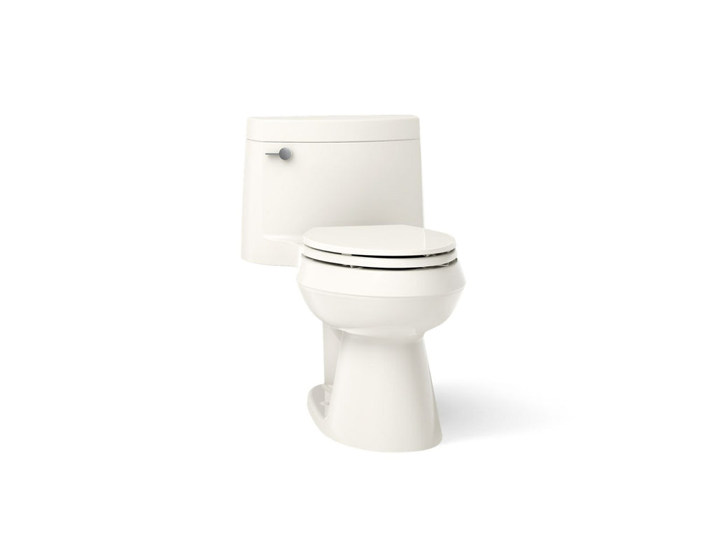 KOHLER K-3619-96 Cimarron One-Piece Elongated Toilet With Concealed Trapway, 1.28 Gpf - Biscuit