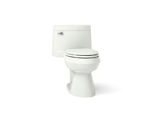 KOHLER K-3619-NY Cimarron One-piece elongated toilet with concealed trapway, 1.28 gpf - Dune