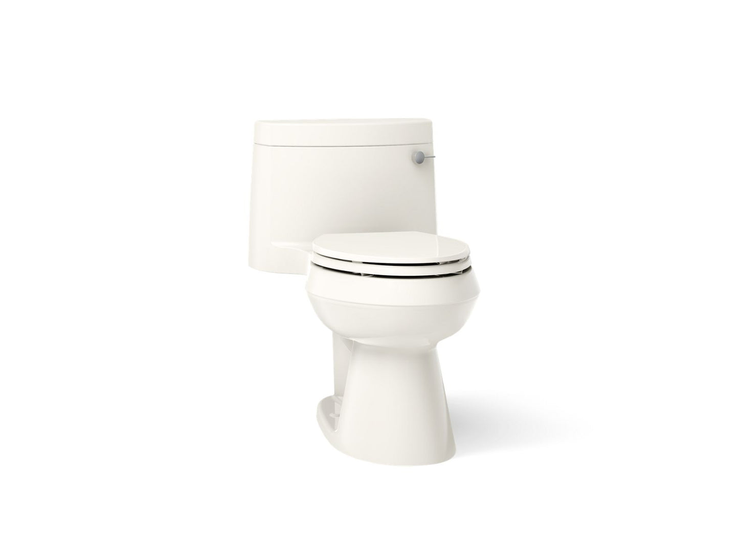 KOHLER K-3619-RA-96 Cimarron One-piece elongated toilet with concealed trapway, 1.28 gpf - Biscuit