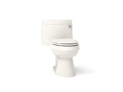 KOHLER K-3619-RA-96 Cimarron One-piece elongated toilet with concealed trapway, 1.28 gpf - Biscuit