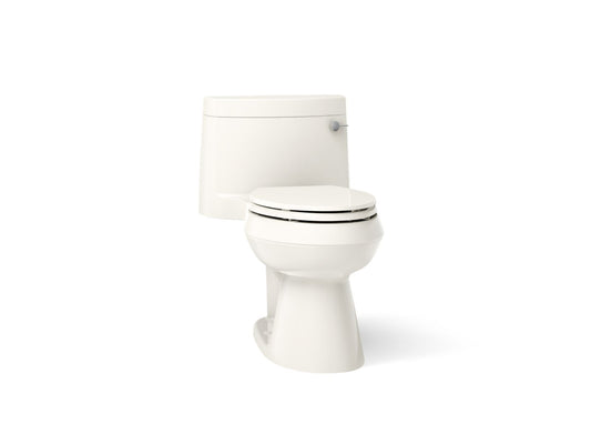 KOHLER K-3619-RA-96 Cimarron One-piece elongated toilet with concealed trapway, 1.28 gpf - Biscuit
