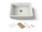 KOHLER K-36251-PC-NY Audrine By Studio Mcgee 32-1/2" Undermount Single-Bowl Farmhouse Workstation Kitchen Sink - Dune