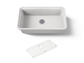 KOHLER K-36254-0 Audrine By Studio Mcgee 33" Undermount Single-Bowl Kitchen Sink - White