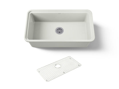 KOHLER K-36254-NY Audrine 33" undermount single-bowl kitchen sink - Dune