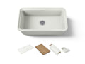 KOHLER K-36254-PC-NY Audrine By Studio Mcgee 33" Undermount Single-Bowl Workstation Kitchen Sink - Dune